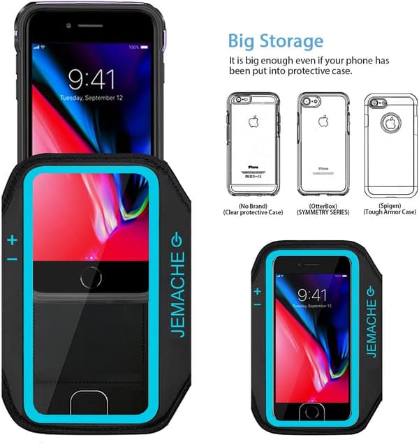 Gym Running Training Sports Bag Phone Holder Armband Protective Case for iPhone 6/8/7 Plus