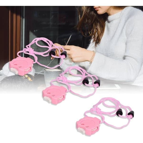 Stitch Counter, Row Counter, Knitting Marker, Crochet Markers, Crochet Needle Counter, Pink