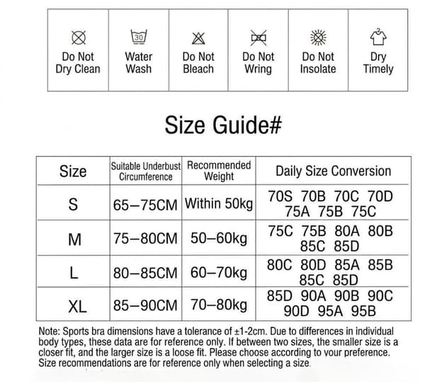Women's High Support Sports Bra with Front Zipper, Wireless Breathable Support, for Running, Yoga, Gym Workout, Black XL