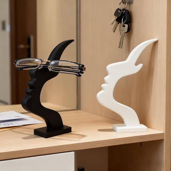 Eyeglass Stand - Eyeglass Holder - Decorative Eyeglass Stand & Desk Organizer - Unique Eyeglass Display