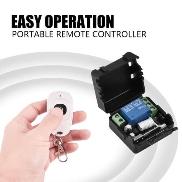 DC 12V Wireless Remote Control Relay Receiver Transmitter Universal Remote Control Switching and Transmitting Module[DB]