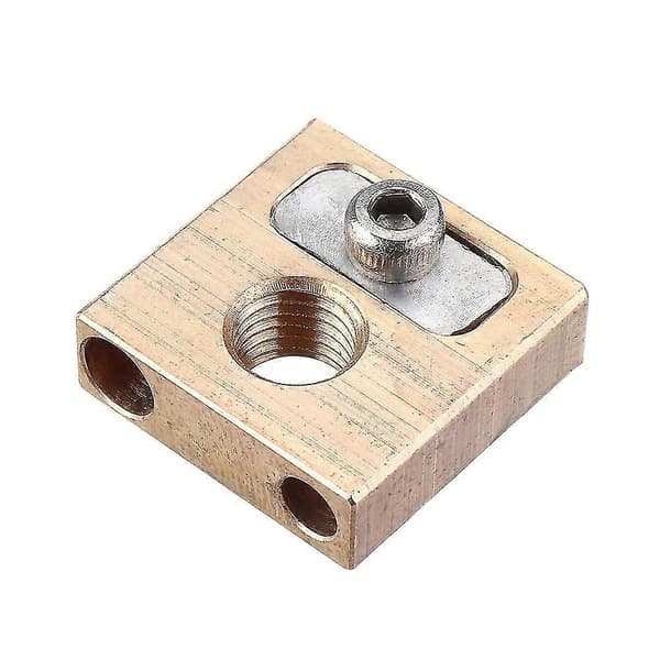 UM3 M6*0.75 Gevind Messing Kobber Varmeblok 4mm til 3D-printer