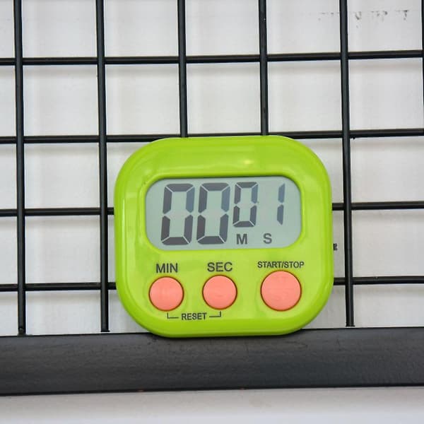 Magnetisk Digital Timer 4-pak, Til køkken, klasseværelse, madlavning, badeværelse, spil