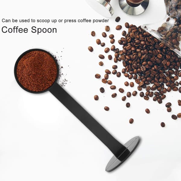 1 Piece Black 2-in-1 Coffee Bean Scoop Coffee Measuring Scoop