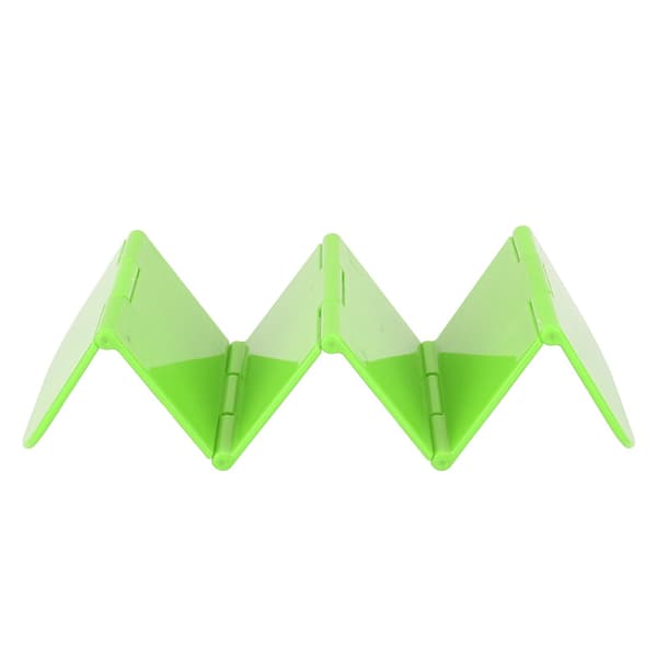 Taco Holder, Grass Green, Dishwasher and Microwave Safe, Stable Taco Stand Tray for Kitchen Party