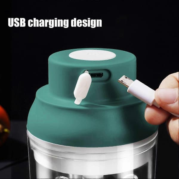 USB Electric Fruit Vegetable Onion Garlic Chopper Food Processor Kitchen Utensil 250ml Intelligence