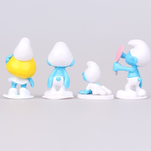Sæt med 12 Smølfer Actionfigurer Børnegave Samlerobjekt Dukker