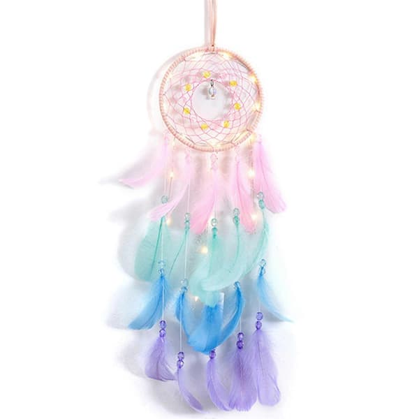 1 Set Dream Catcher Fantastic Meaningful Ornament Feather Beads Dream Catcher Hanging Home Decor B B