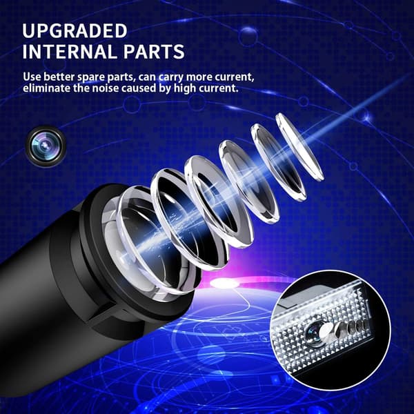 For Audi Welcome Light A6L A4L Q3 Q5 A5 Q7 A7 A3 A8 S6 Laser Car Projector
