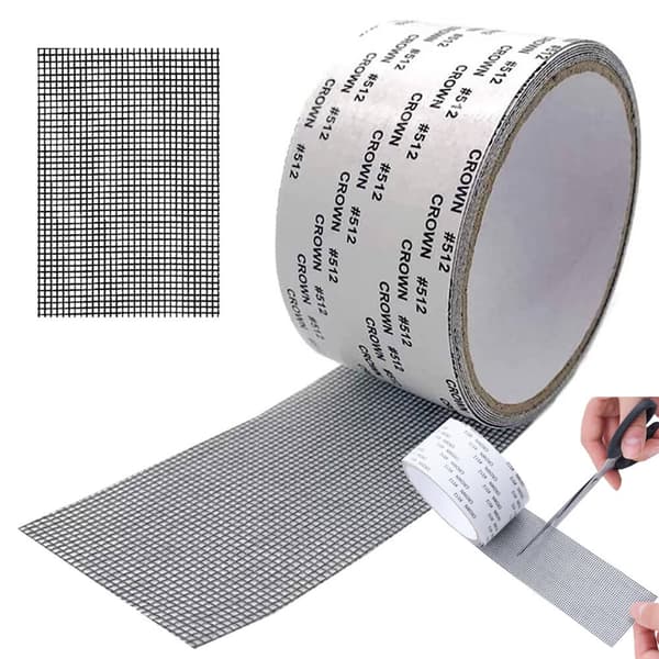Korjausteippi hyttysverkon kanssa yhteensopiva 2m harmaa gray