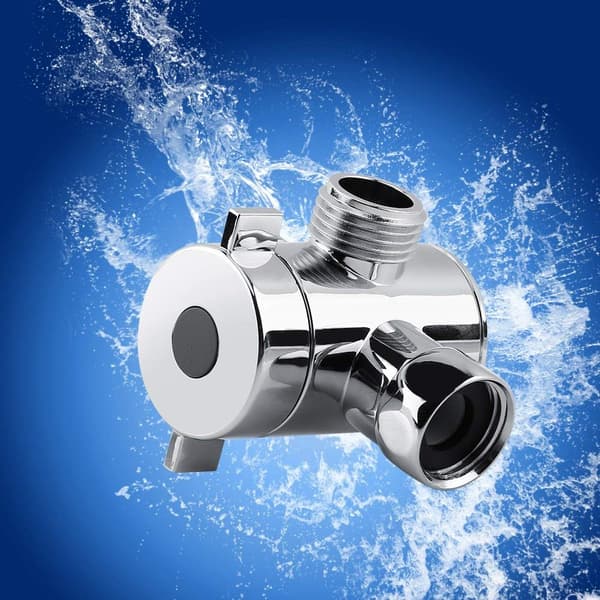 [LD]3-vägs duschhuvud duschkran splitter G1/2 \" T-ventil
