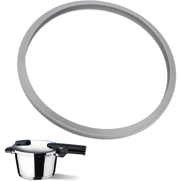 22 cm silikoneforseglingsring til Fissler og WMF trykkogere, 6,5 L erstatning, temperaturområde -30°C til 350°C