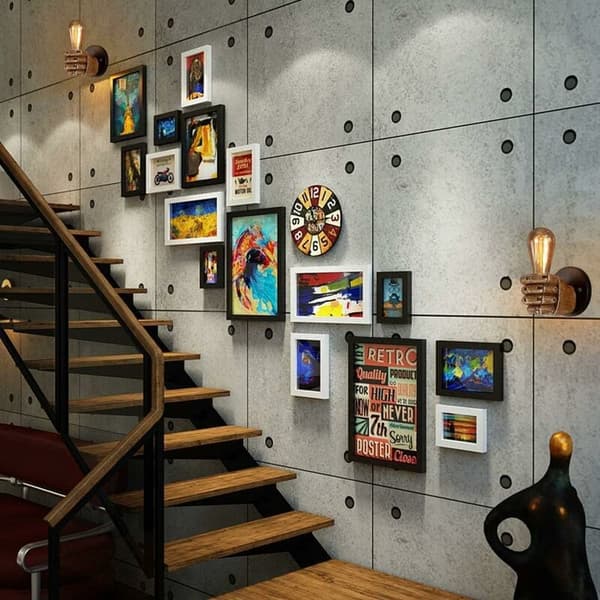 Retro Fist Wall Lamp - Edison E27 Triumph Base - Hall Kitchen Bedroom Restaurant Cafe Left Handed [Energy Class A++]