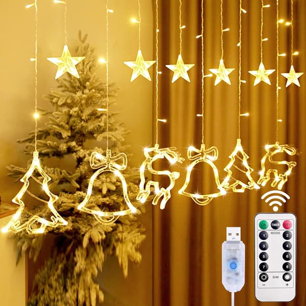Julebelysning, 138 LED Julebelysning, 3,3M Julebelysning