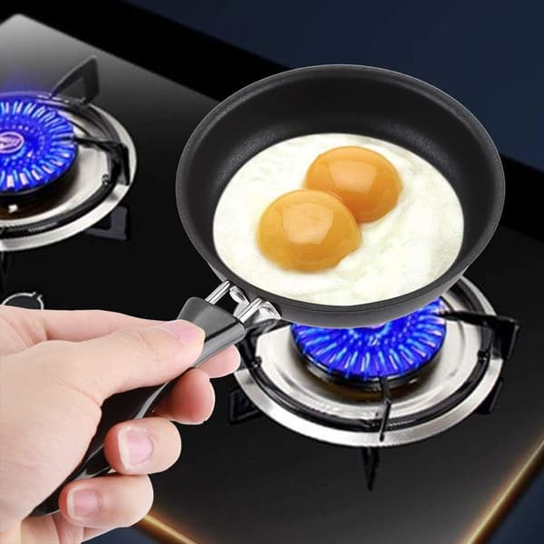 Mini stegepande til æggeomelet, pandediameter 12 cm, non-stick belægning