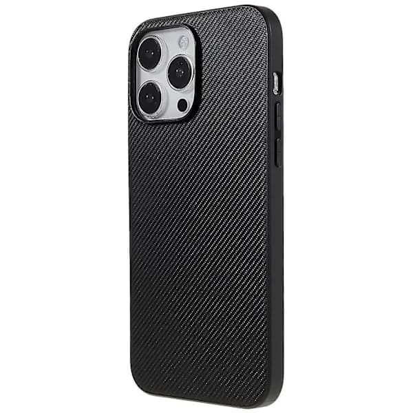 iPhone 14 Pro Carbon Fiber Case Leather Cover Ultra Slim Protective Case - Carbon Fiber