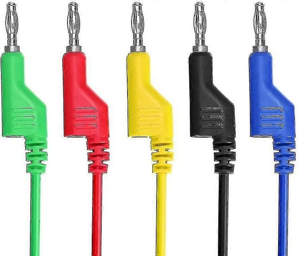 1000V 15A 4mm bananstik testkabelsæt med krokodillenæb og trådspids