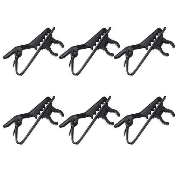 10 stk. mikrofonklemmer Mini mikrofonclips Mikrofon reversclips Revers mikrofonholder Mikrofon lavalierclips Jernclips