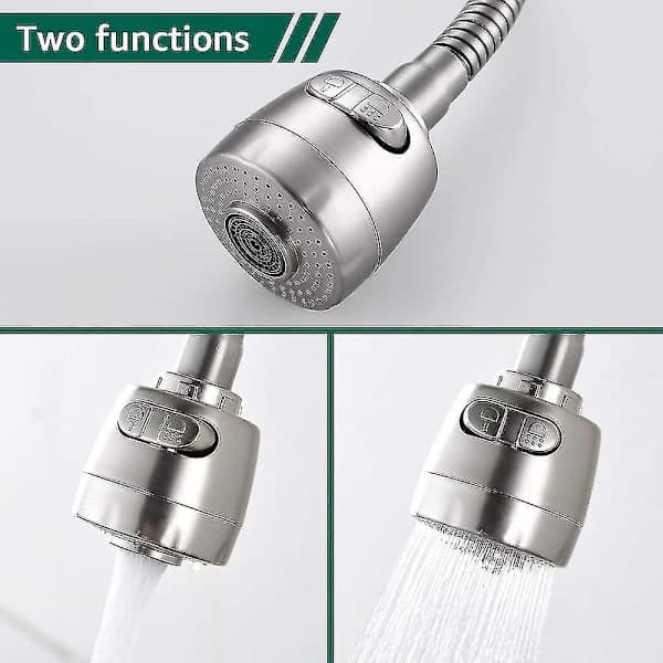 Wall-mounted kitchen faucet 360° rotatable