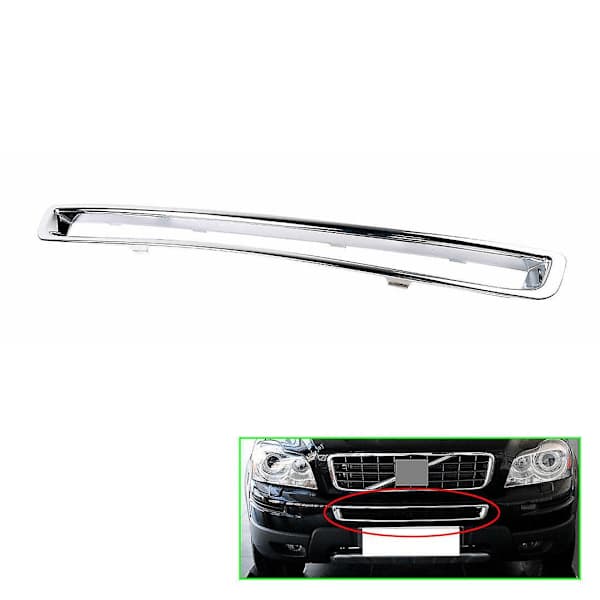 Biltilbehør Krom Utvendig Belagt Støtfangergrill for XC90 2007-2014 30698143
