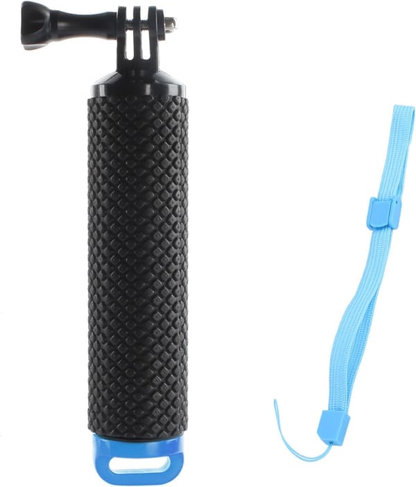Blå Flytande Handtag Stativ Pinne Vattentätt Skumgrepp Selfie St
