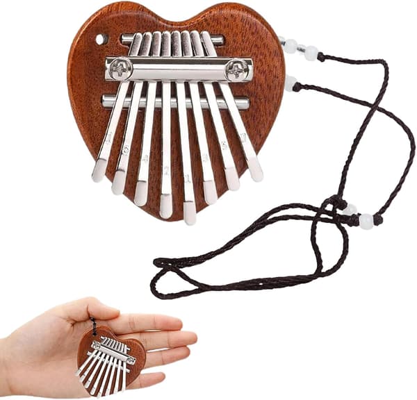 1 stk (trehjerte) 8-tonns Kalimba, Limba, Barneinstrument