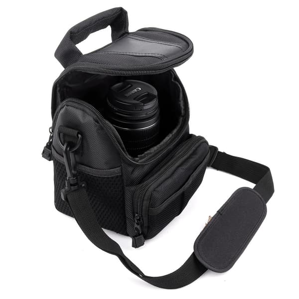 Mjukt vadderad kameraväska/fodral i mediumstorlek för Nikon, Canon, S A A