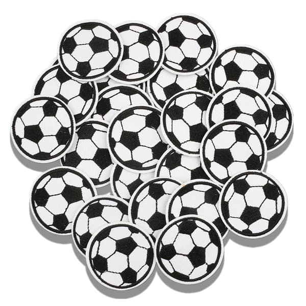 15 stk Fotballbroderi-lapper Fotball-lapper Stryk på