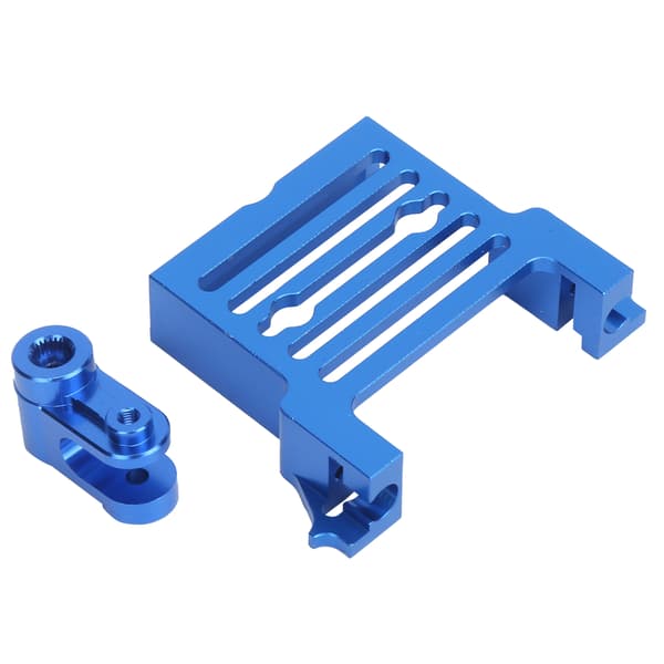 Styrearm og styrebase i aluminiumslegering til Traxxas X Maxx RC-bil Blå