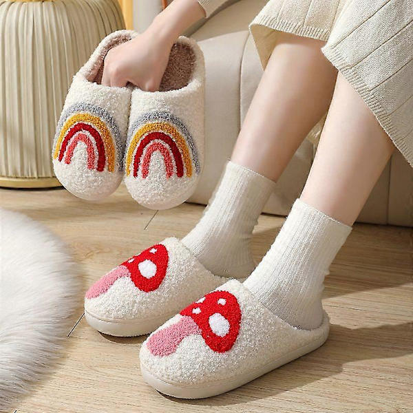 Varme og bløde unisex vintertøfler til indendørs komfort på kolde dage _16