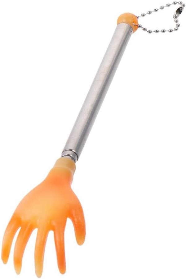 Back Scratcher Extendable Back Scratcher Portable Back Scratcher Telescopic Back Scratcher Back Massager Tool, Yellow