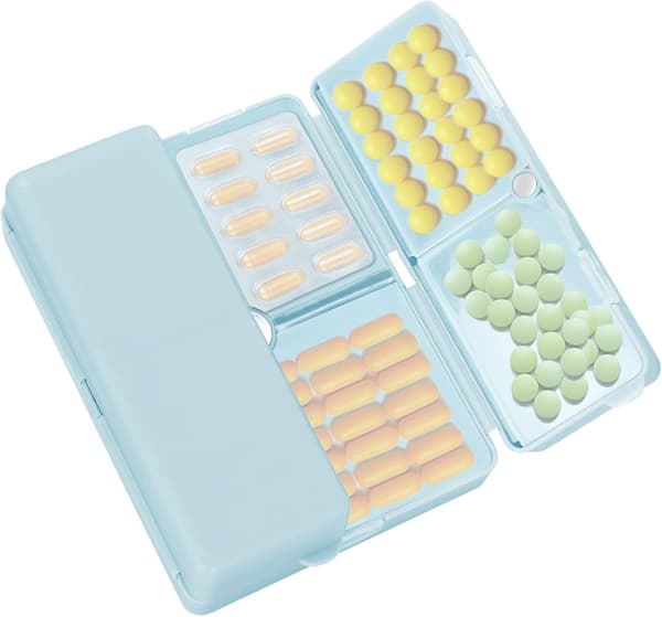 ##/10*7.2*2.5cm, 7-dagers pilledispenserboks, reseptbelagt pilleboks, [Sammenleggbar Desi##/