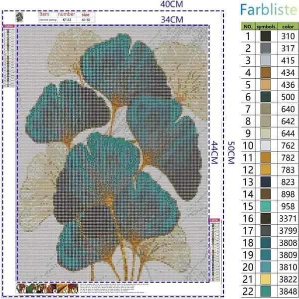(40x50cm) Square Diamond Painting 5D DIY Square Diamond Painting