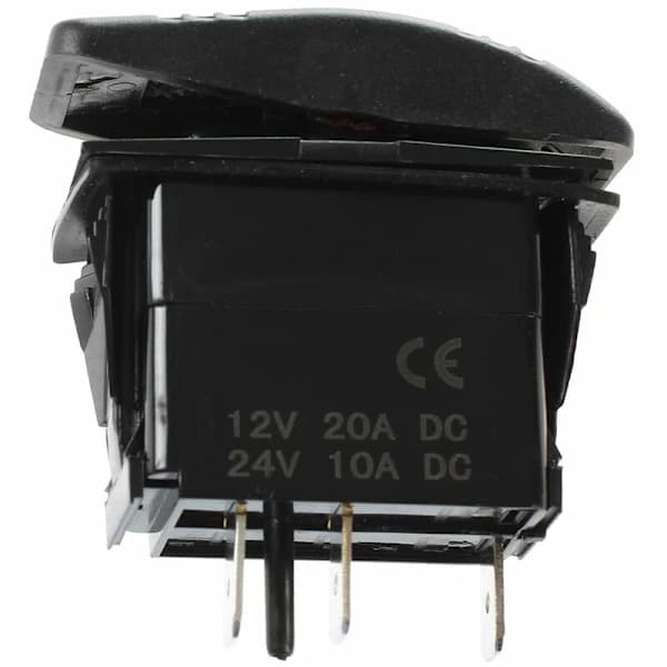 12V Bådswitch til biler ON-OFF switch til bil LED SPST switch Vandtæt Farve: GUL