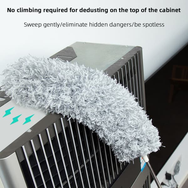 Microfiber Duster Extendable Duster Multifunctional Dust Collector for Cleaning High Ceilings, Blinds, Furniture, Cars