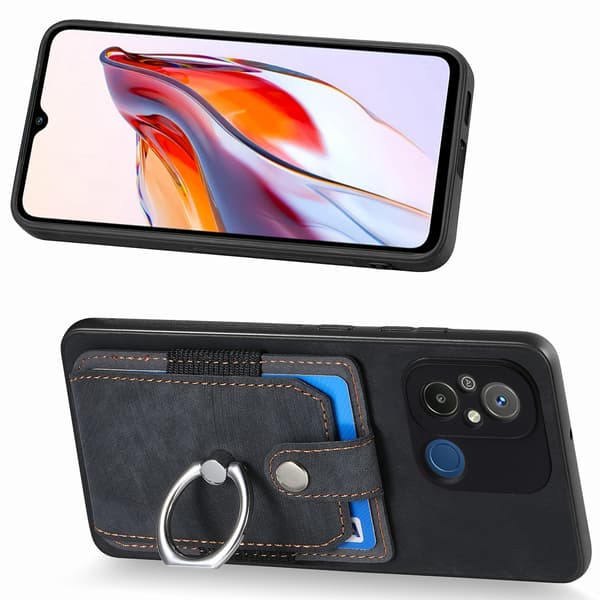 Beskyttende PU-læder mobilcover til Redmi Redmi Note 13 Pro+ Grå