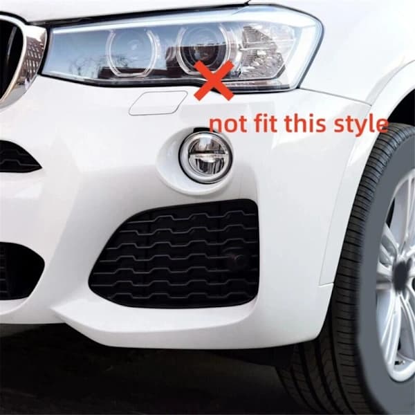 1 par for X4 F26 2014-2018 frontlysspylerdyse spraydysehette 51117338567/5111 7338 567