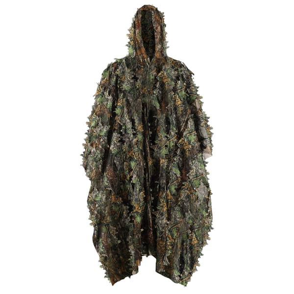 3D Camo Ghillie Poncho för jakt och utomhusmaskering-FX-