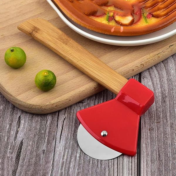 Smart Pizzakniv - Rød - 18 cm Röd red