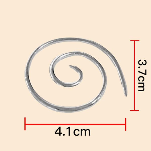 3 st spiralstrikkepinde, buede vævenåle, spiral