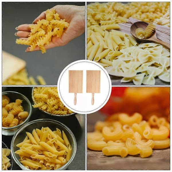 Pastabrett, 2 stk Lett Grep for Gnocchi Cavatelli-laging, 21,5x8,5x1,8cm