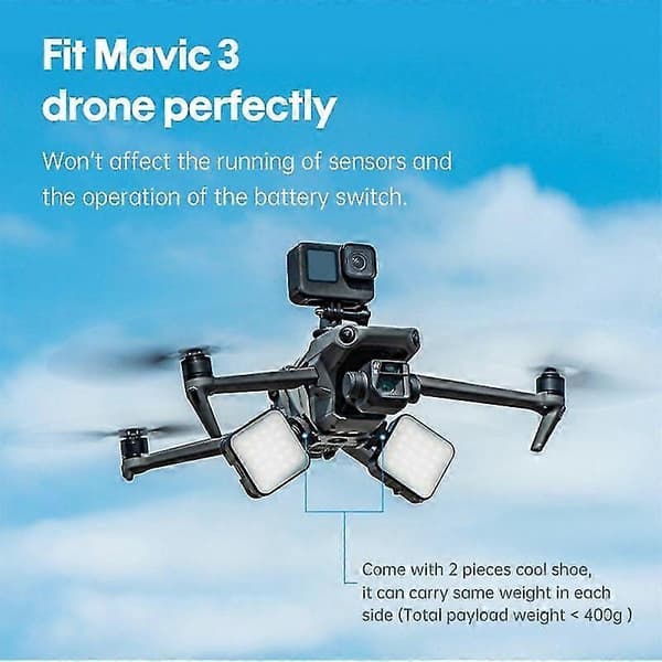 Kamerafeste Multifunksjonelt Kamera Utvidelsesfestesett Kompatibelt For Dji Mavic 3 Insta360