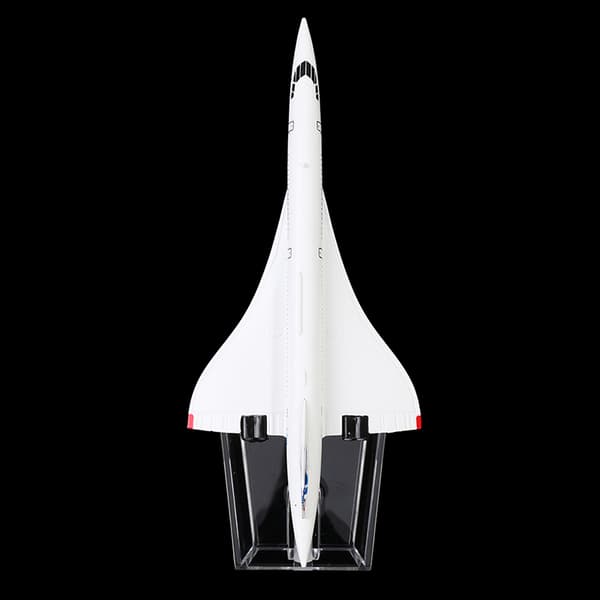 16 cm Air France Concorde Supersonic Jetflymodell Fly flymaskin Hvit-FY-