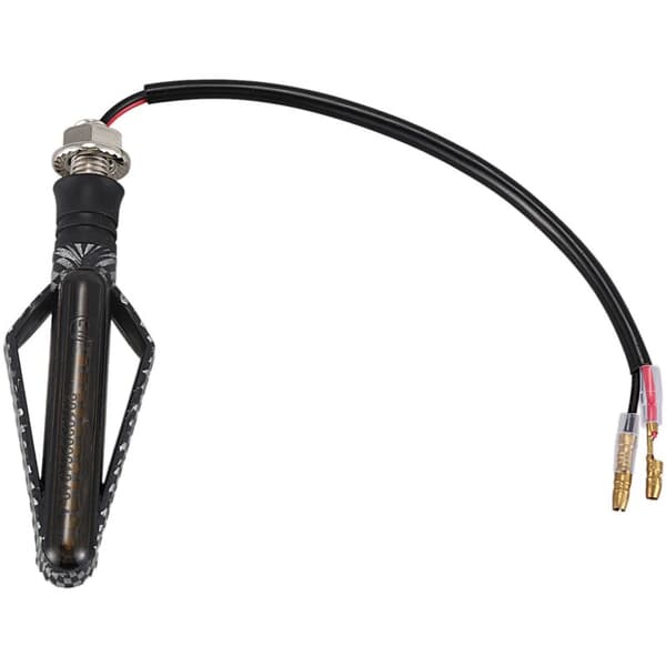 2 delar 24 LED motorcykel blinkersindikator för dimljus bakbromsljus streamer gul blinkande