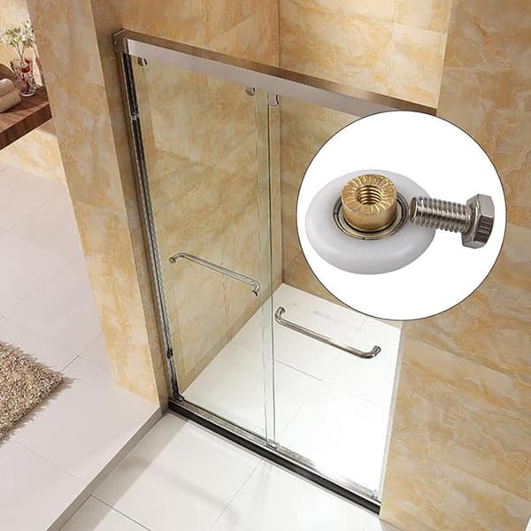 Shower Door Rollers, Roller Wheels for Shower Door Sliding Rollers Door Replacement Wheels for Roller 4pcs (20MM)