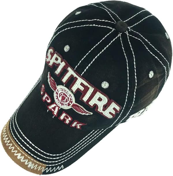 Vintage Baseball Cap Mænd Spark Letters Cap Snapback Hip Hop Flat