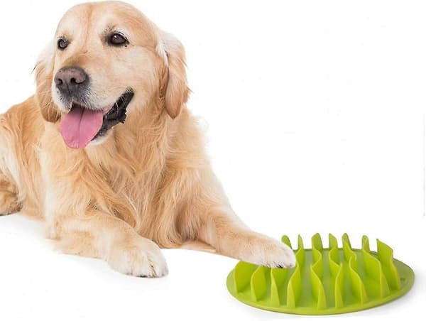 Langsom Spiseskål, Interaktiv Anti-glubsk Skål Til Kat Lille Hund