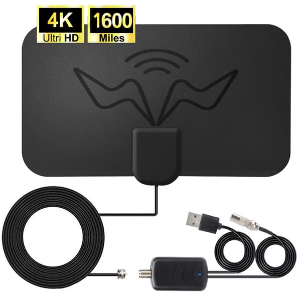 Inomhus Digital Antenn HD 4K 1080P Ultra-Klar Dvb-T Tvbox