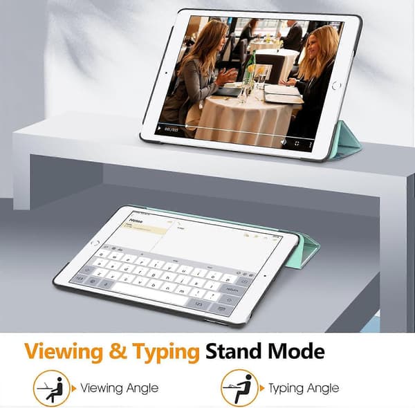 Lightweight Case with Stand for iPad 10.2 inch (7th/8th/9th Generation) - Emerald Marble-FX-