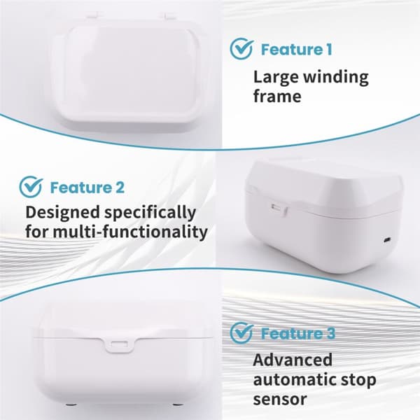 Automatic Bobbin Winder with Auto Stop, Large Bobbin Thread Holder for Winding Sewing Machines